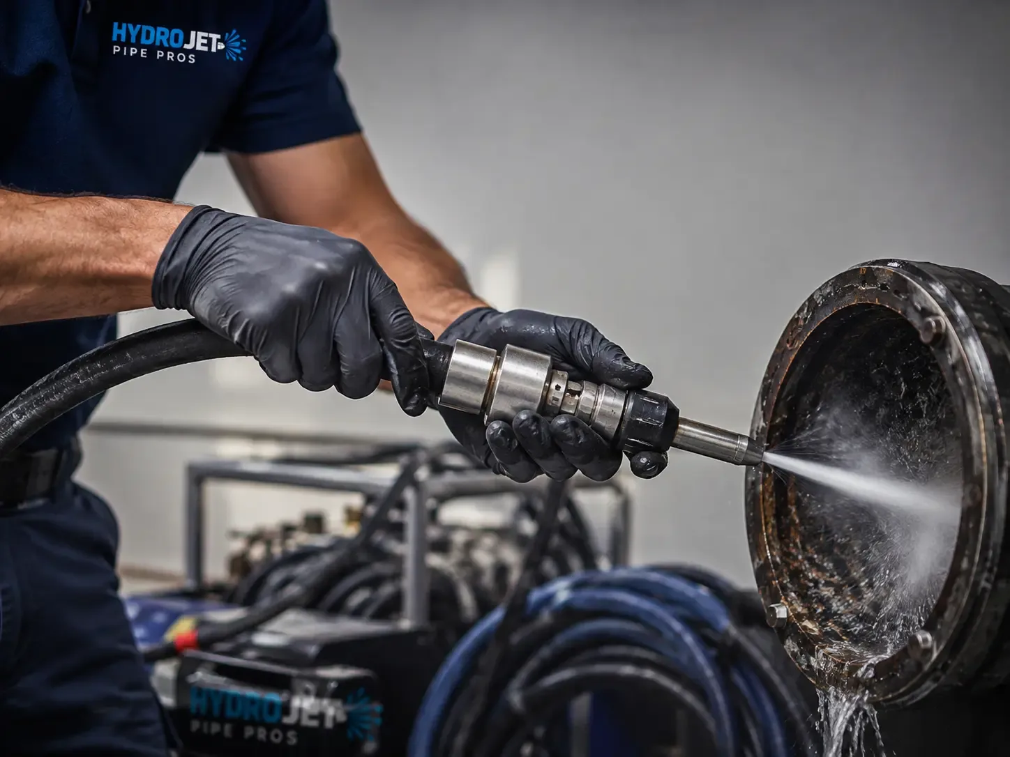 Hydro Jet Pipe Descaling in Felt, OK